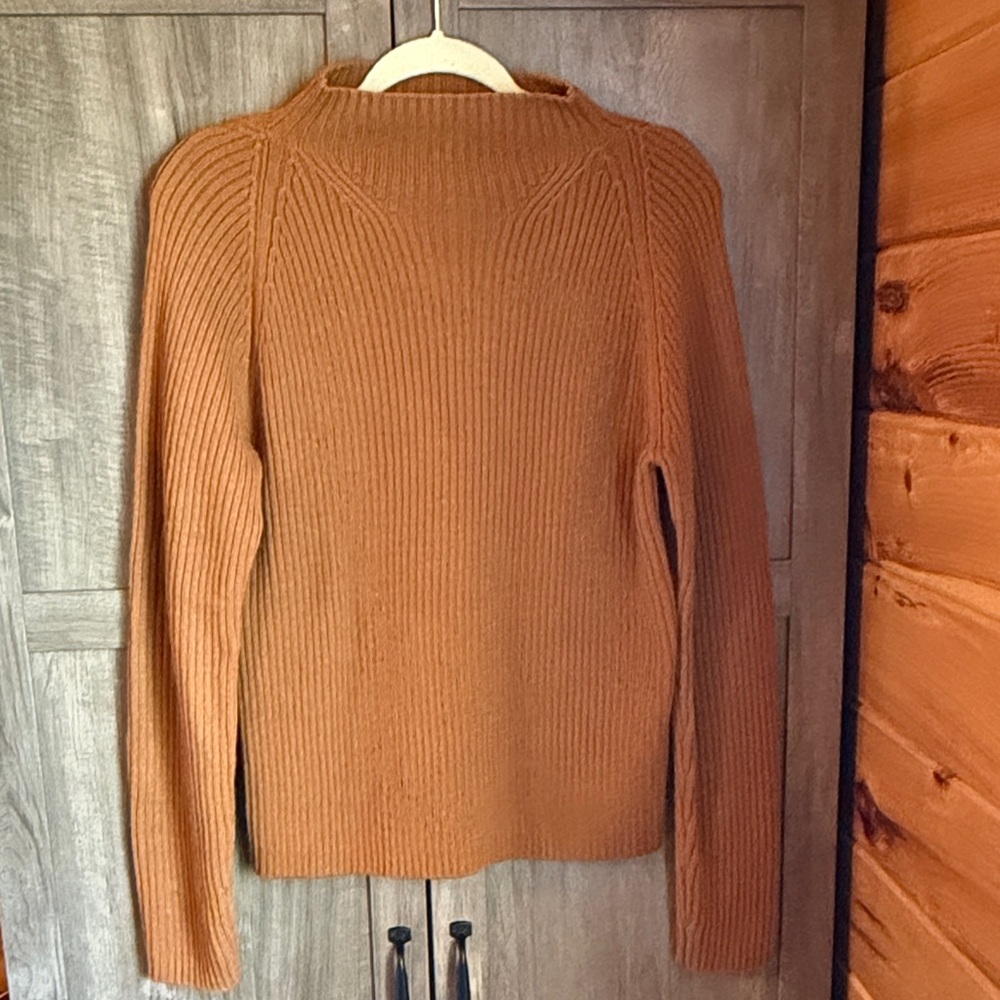 J. Crew Women's Cowl Neck Sweater in Warm Brown